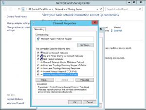 VM Internet Protocol Version 4 (TCP/IPv4)